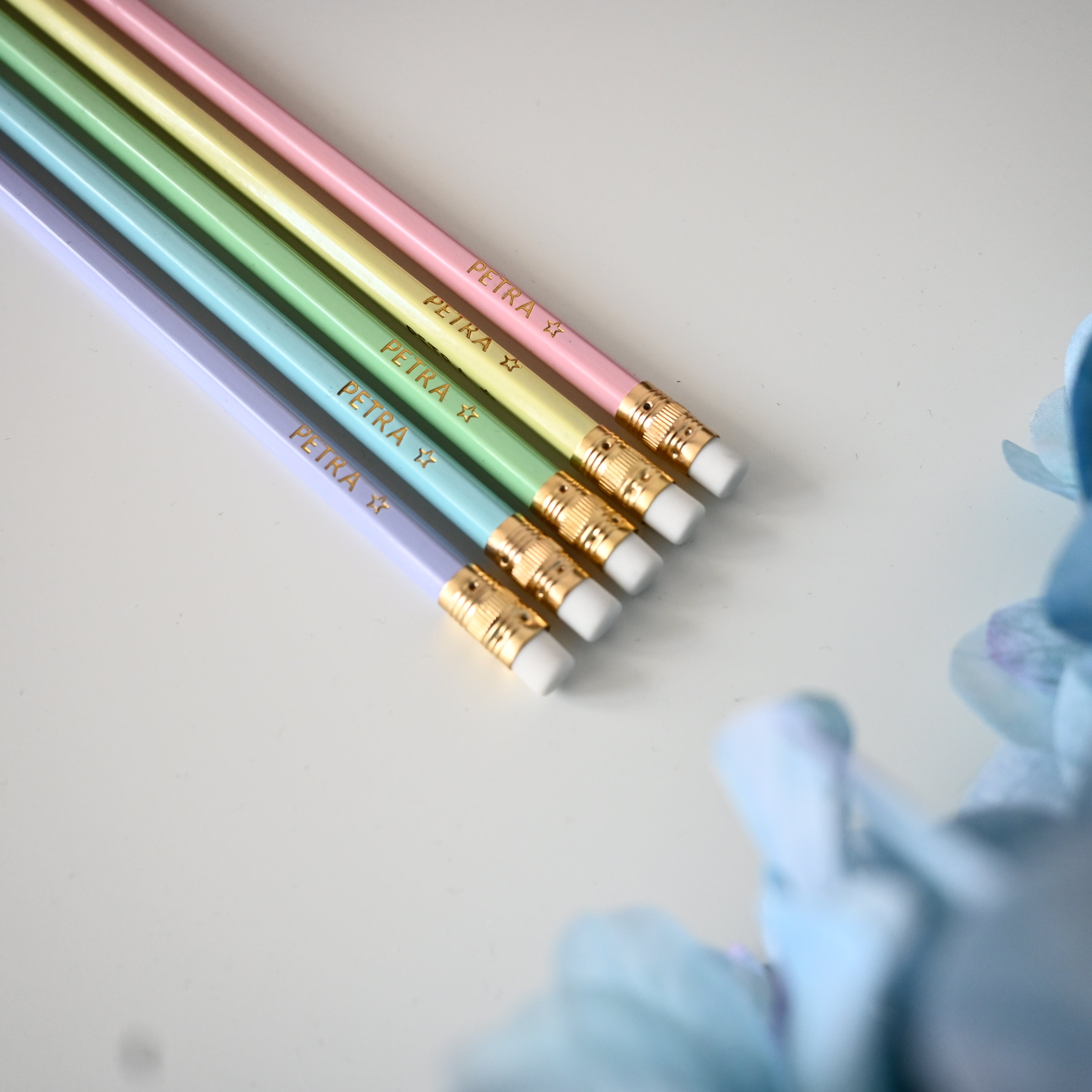 Personalizirani set olovaka | Pastel gold