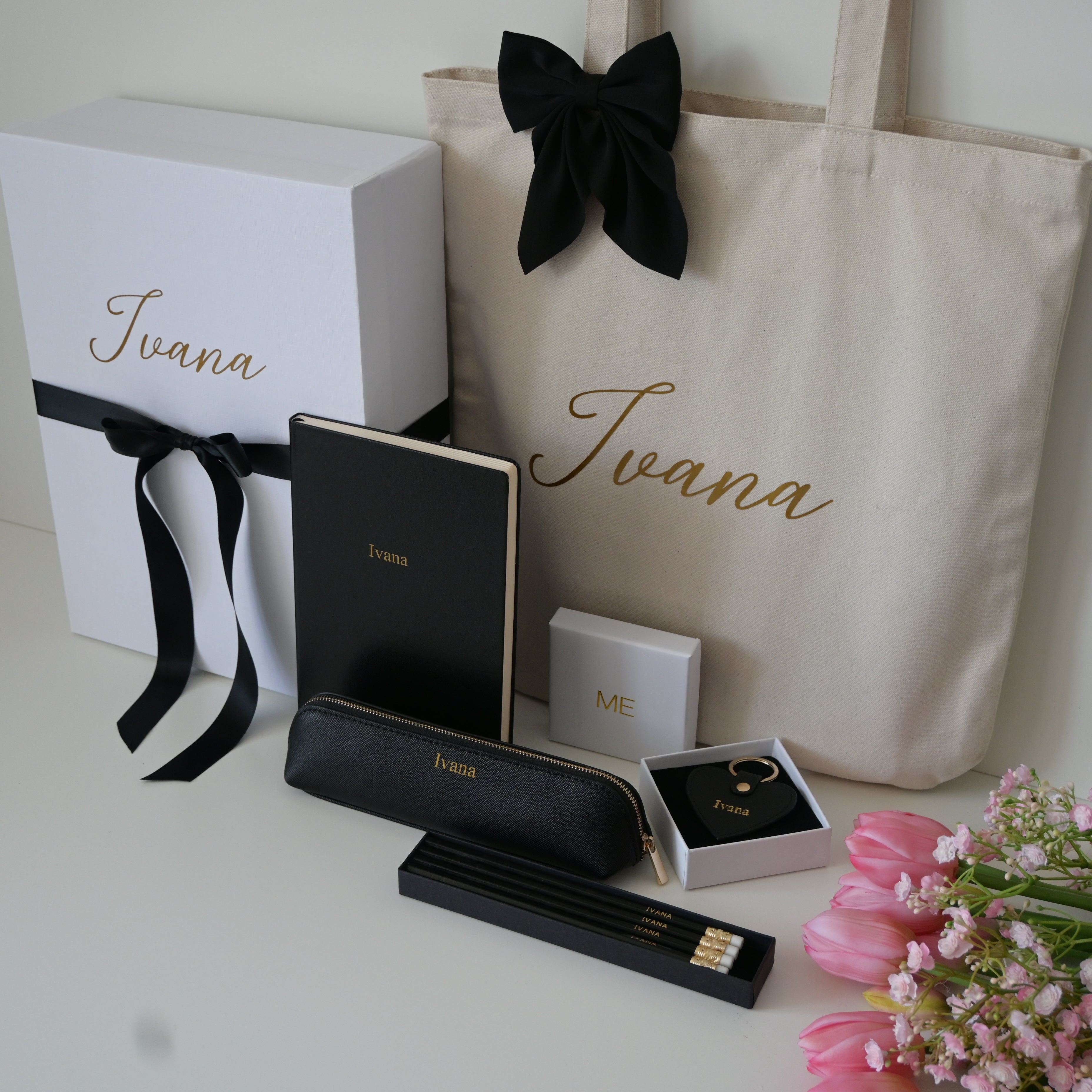 Deluxe Gratitude Gift Set for Teacher | Black