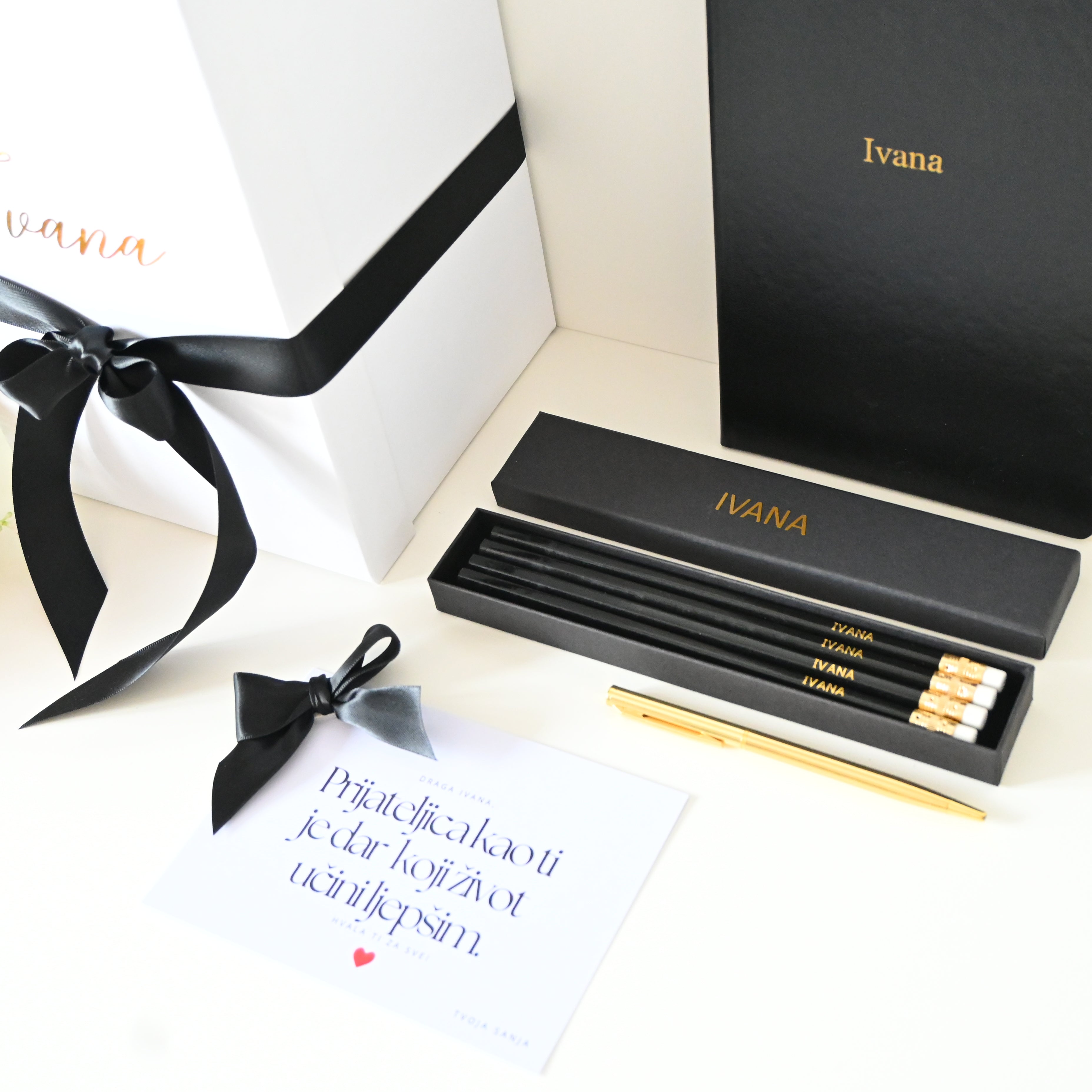 Classic PLAN Gift Set from heart | Black