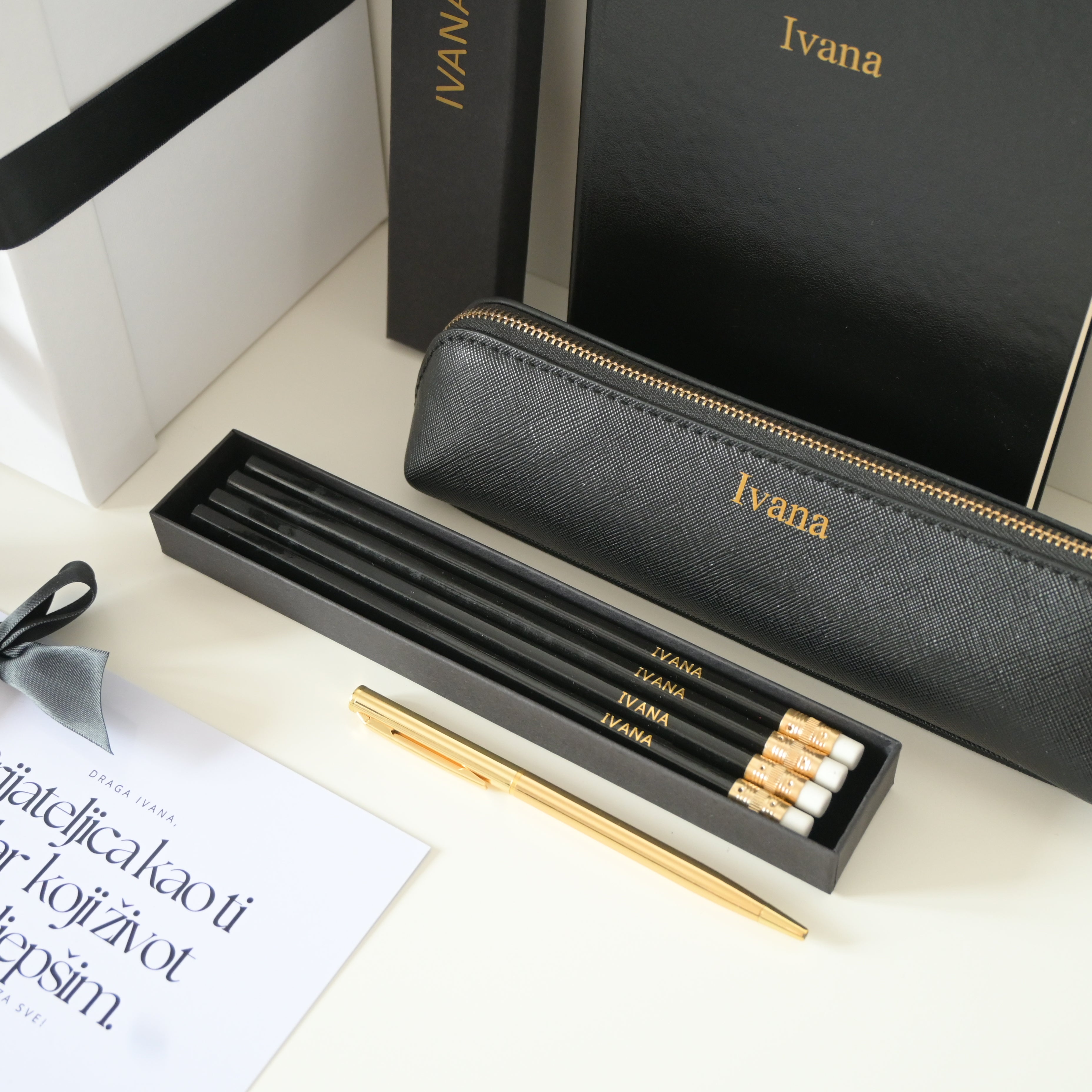 Elegant PLAN Gift Set from heart | Black