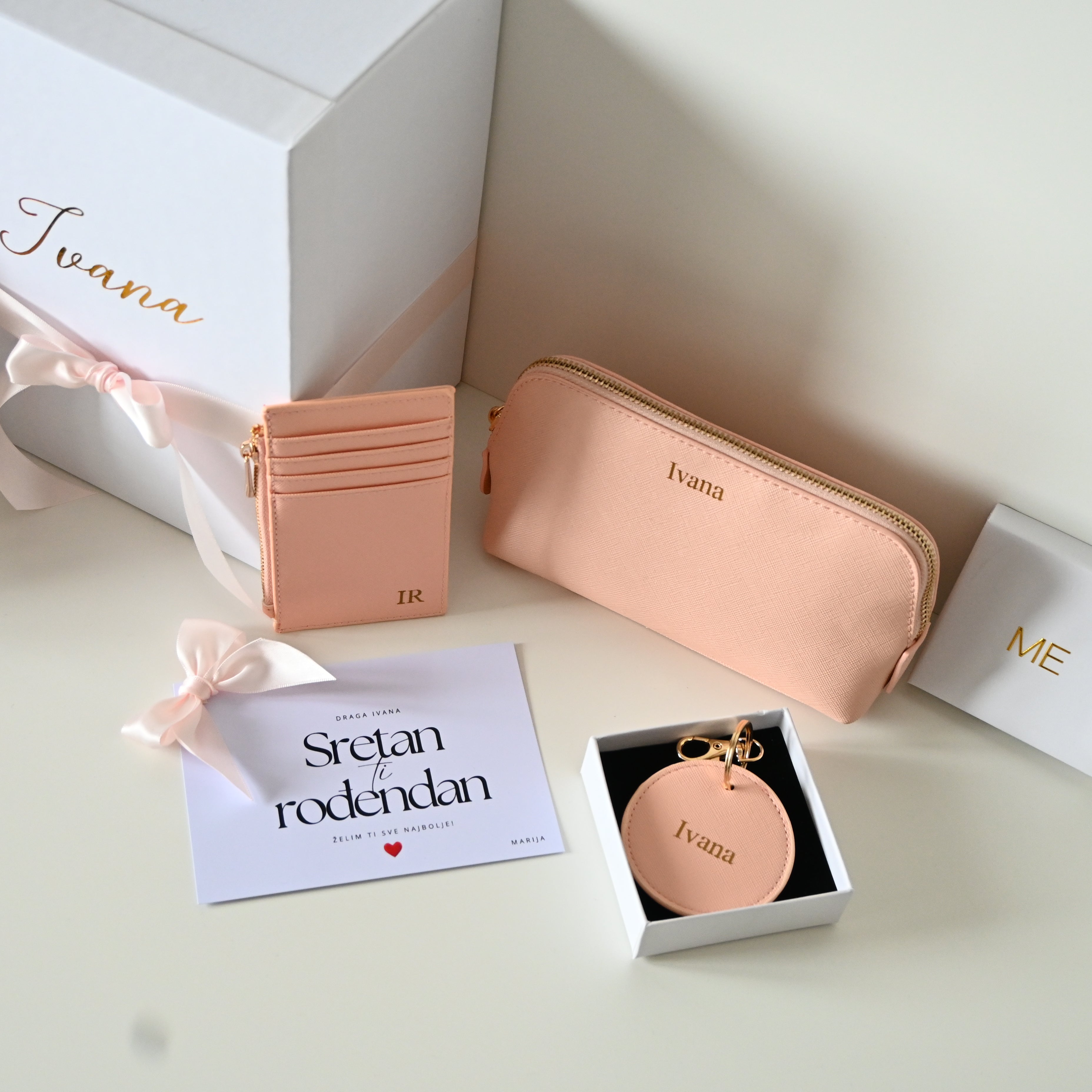 Elegant ME Gift Set from heart | Pink
