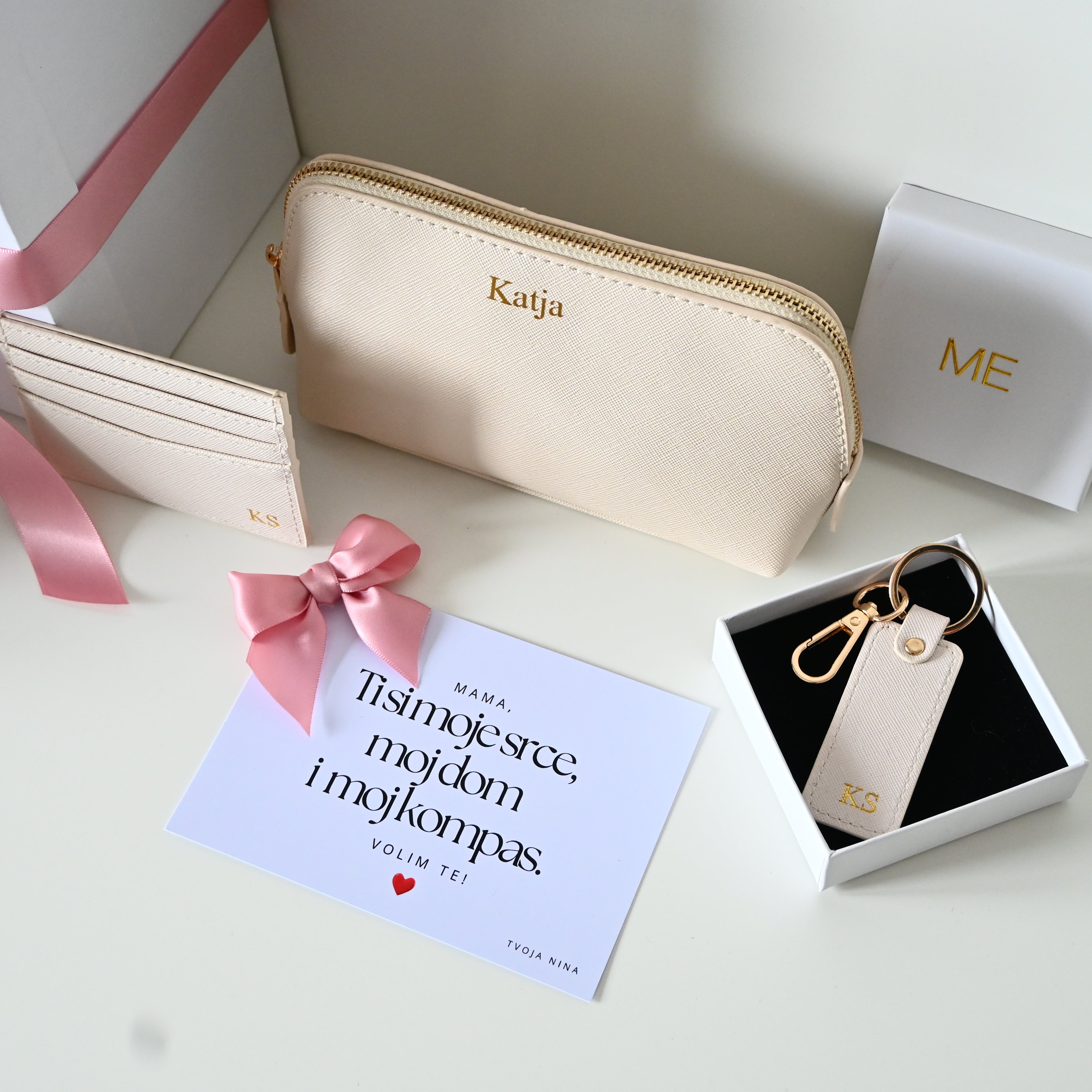 Elegant ME Gift Set from heart | Beige