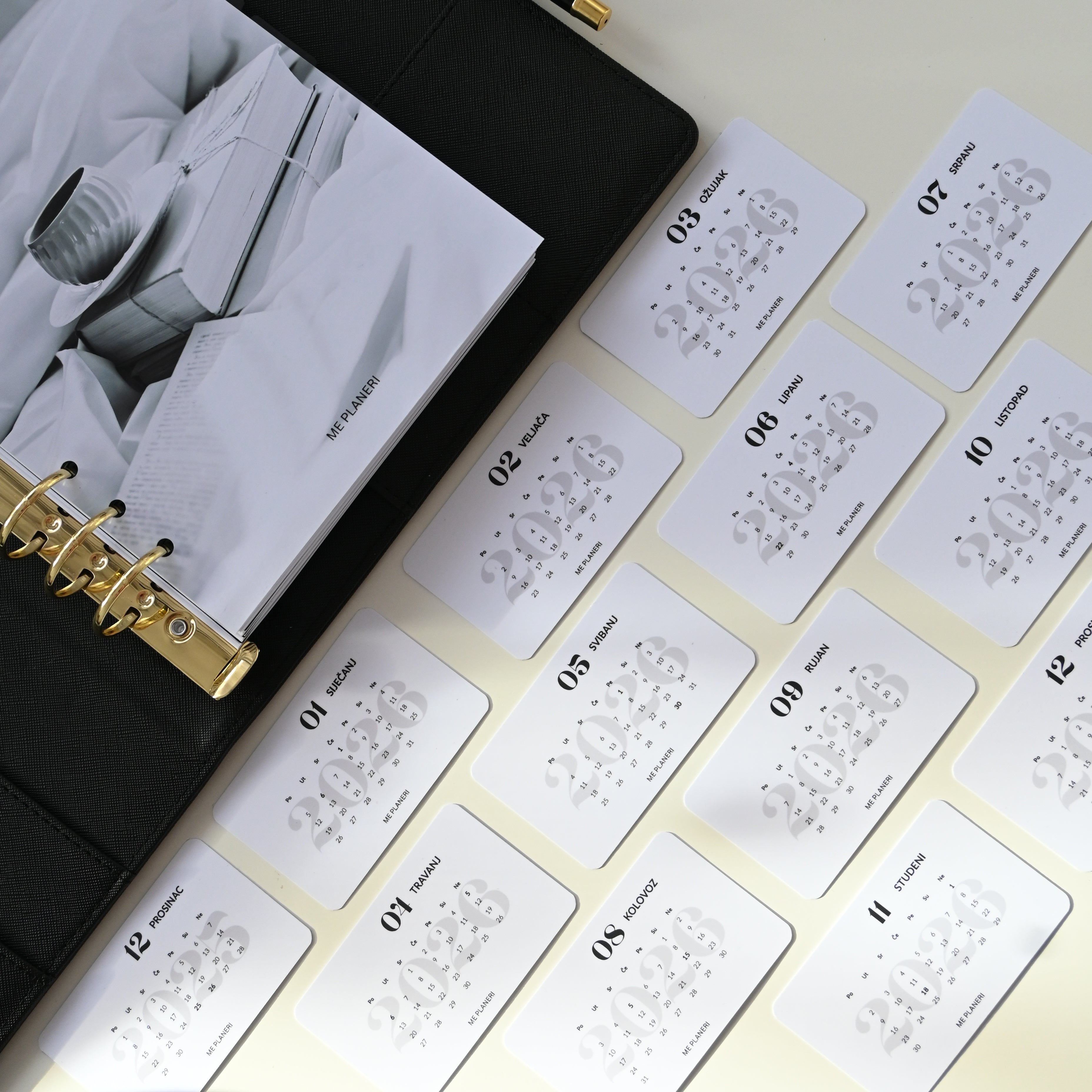 Calendar Cards – Set of 12