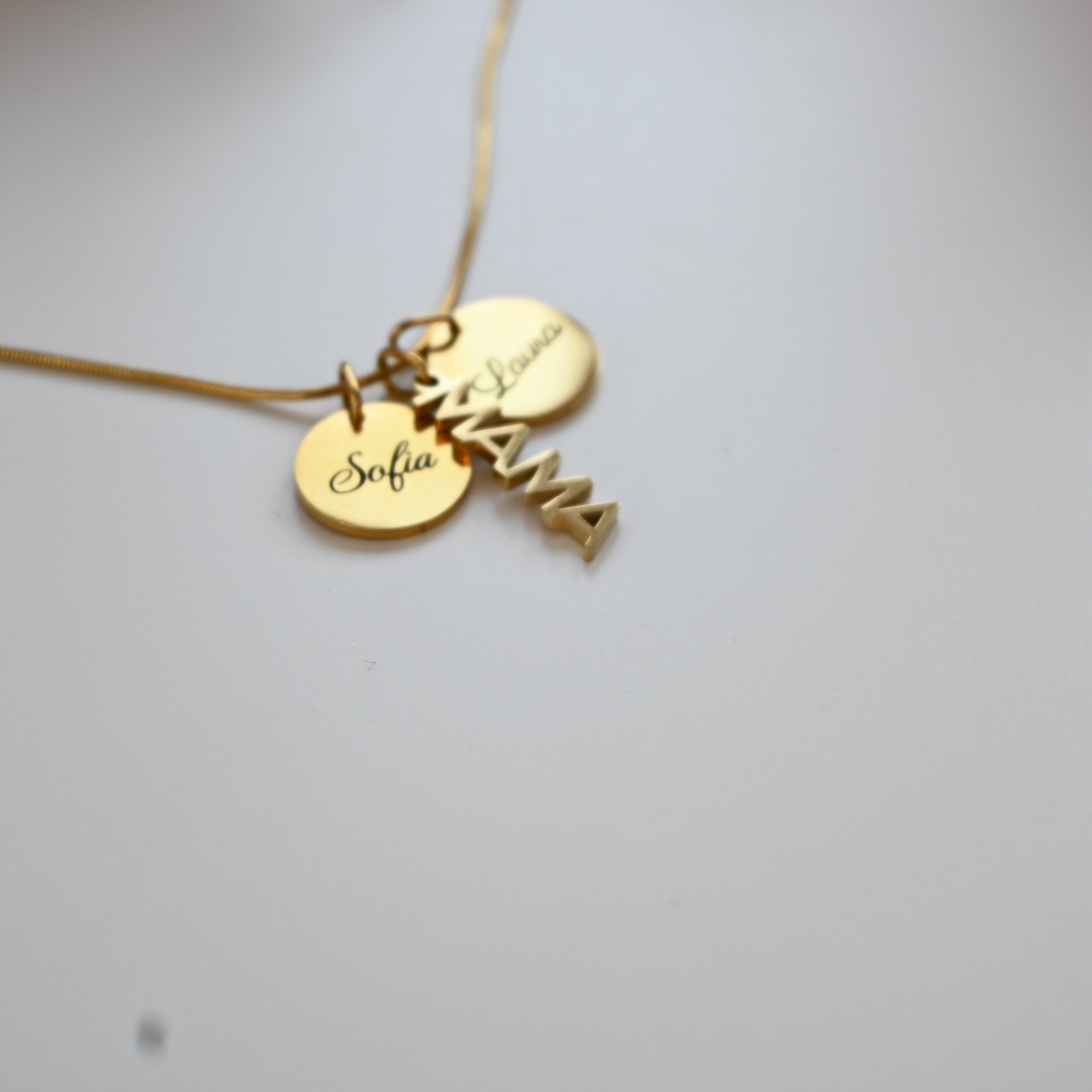 Dolce ME — SIGNA Name TWO pendants + MAMA