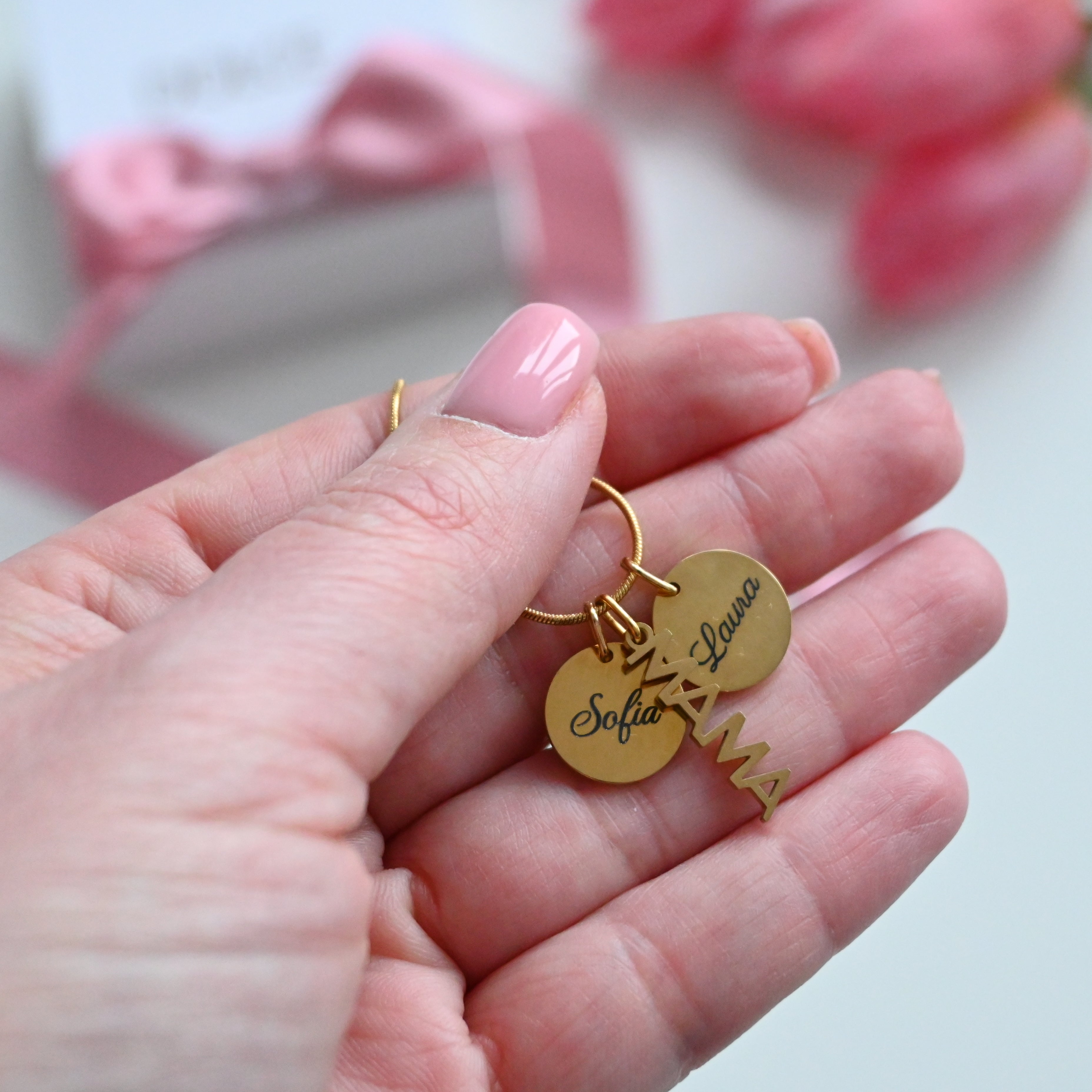 Dolce ME — SIGNA Name TWO pendants + MAMA