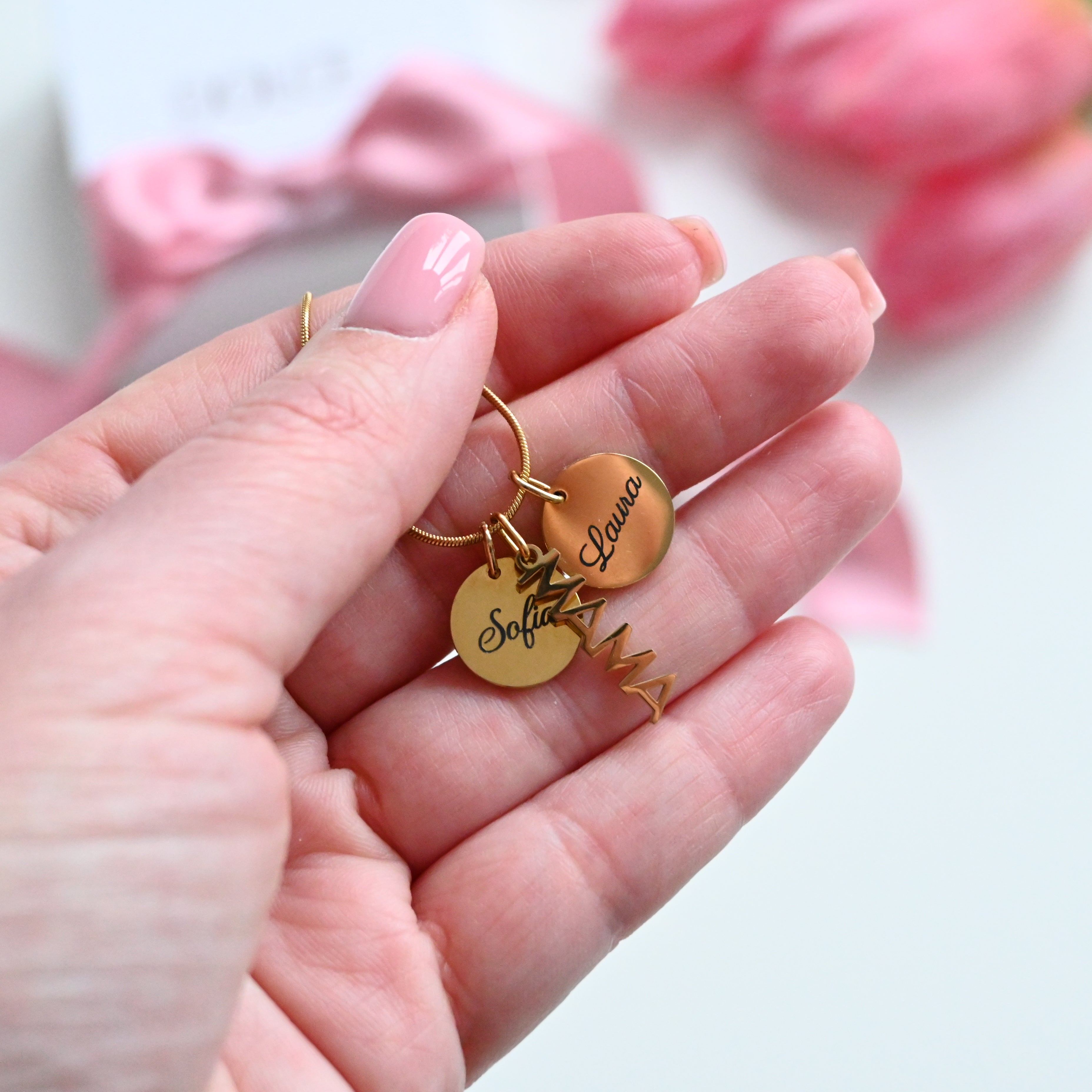 Dolce ME — SIGNA Name TWO pendants + MAMA