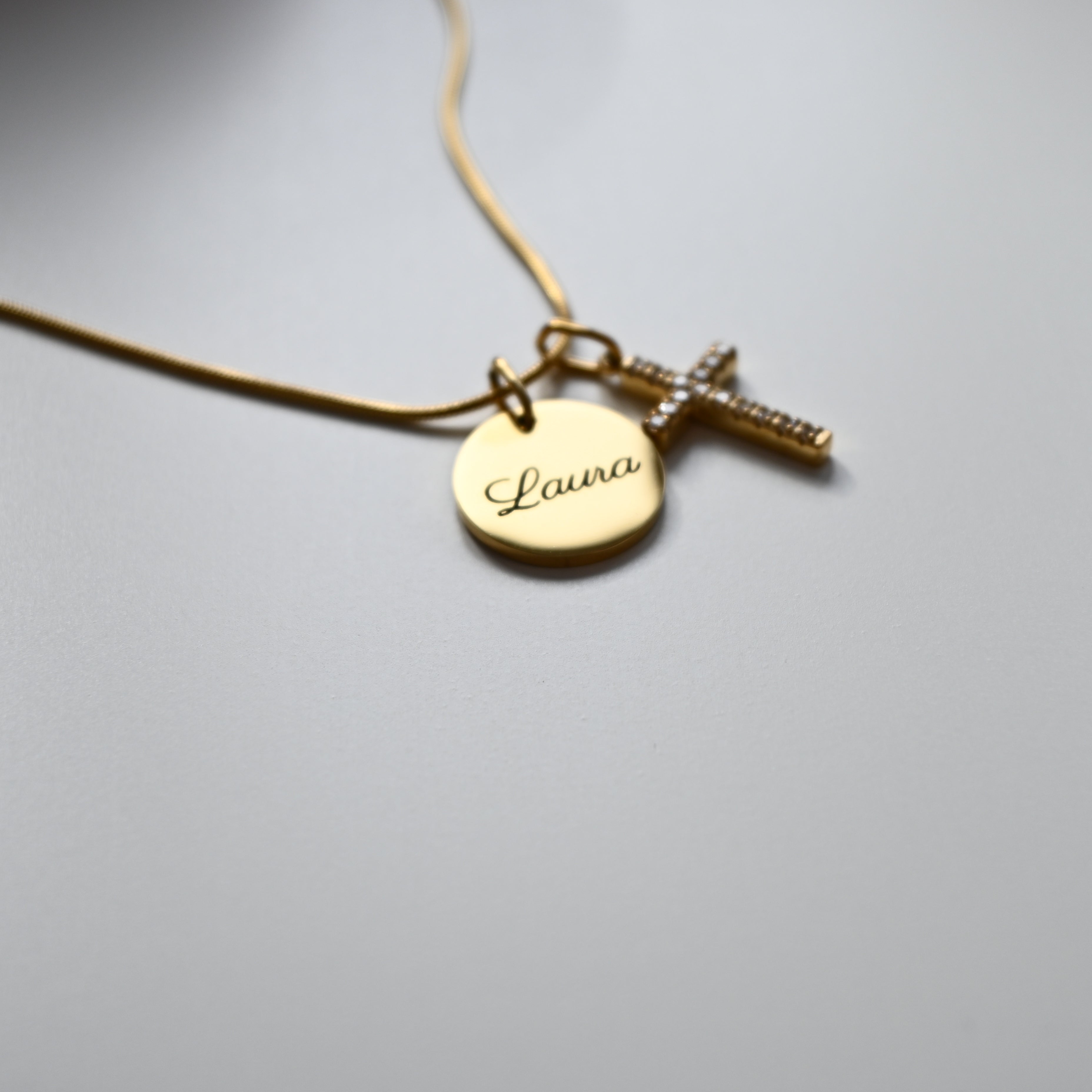 Dolce ME — SIGNA Name + zircon cross