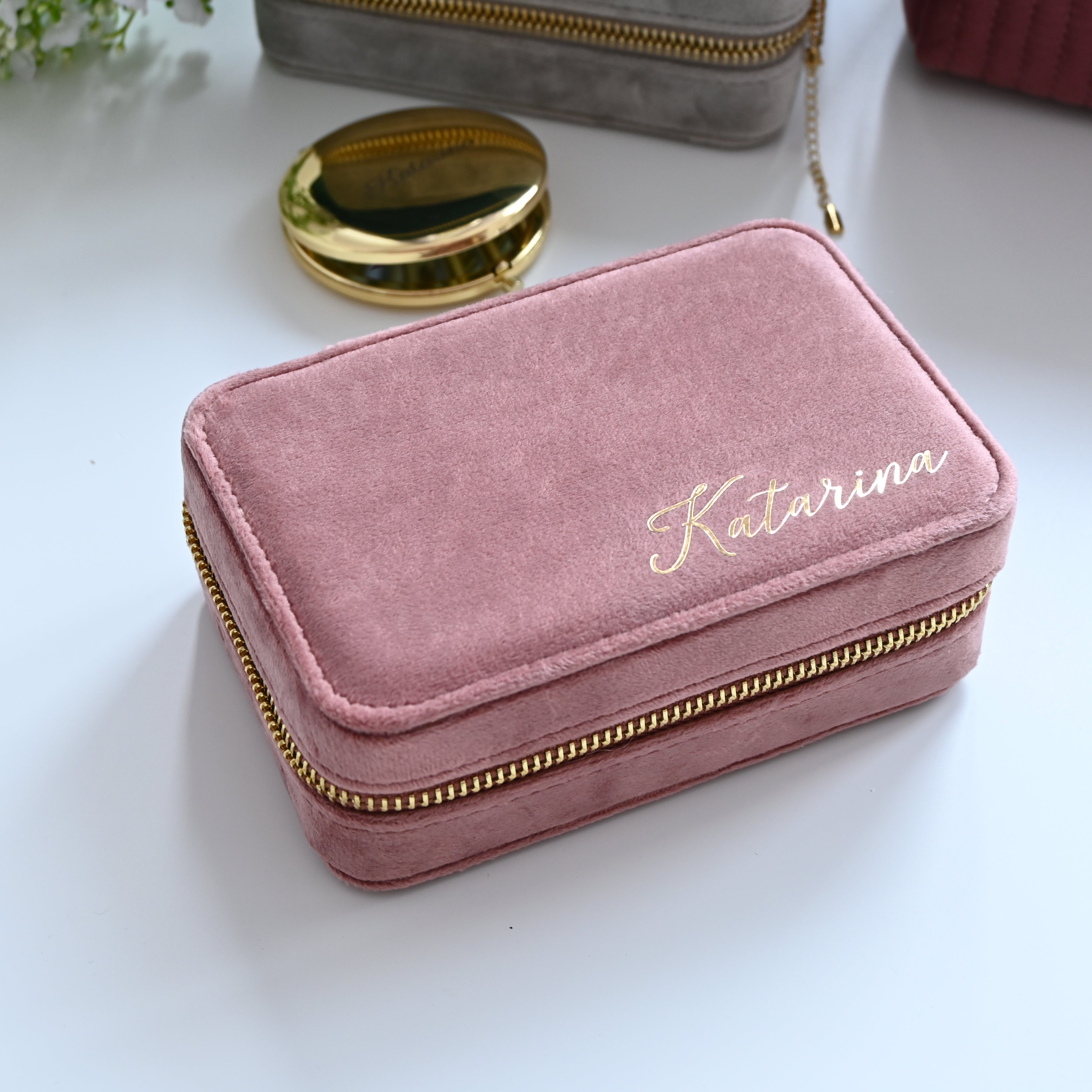 Dolce ME — Velvet Jewelry Box ROSE