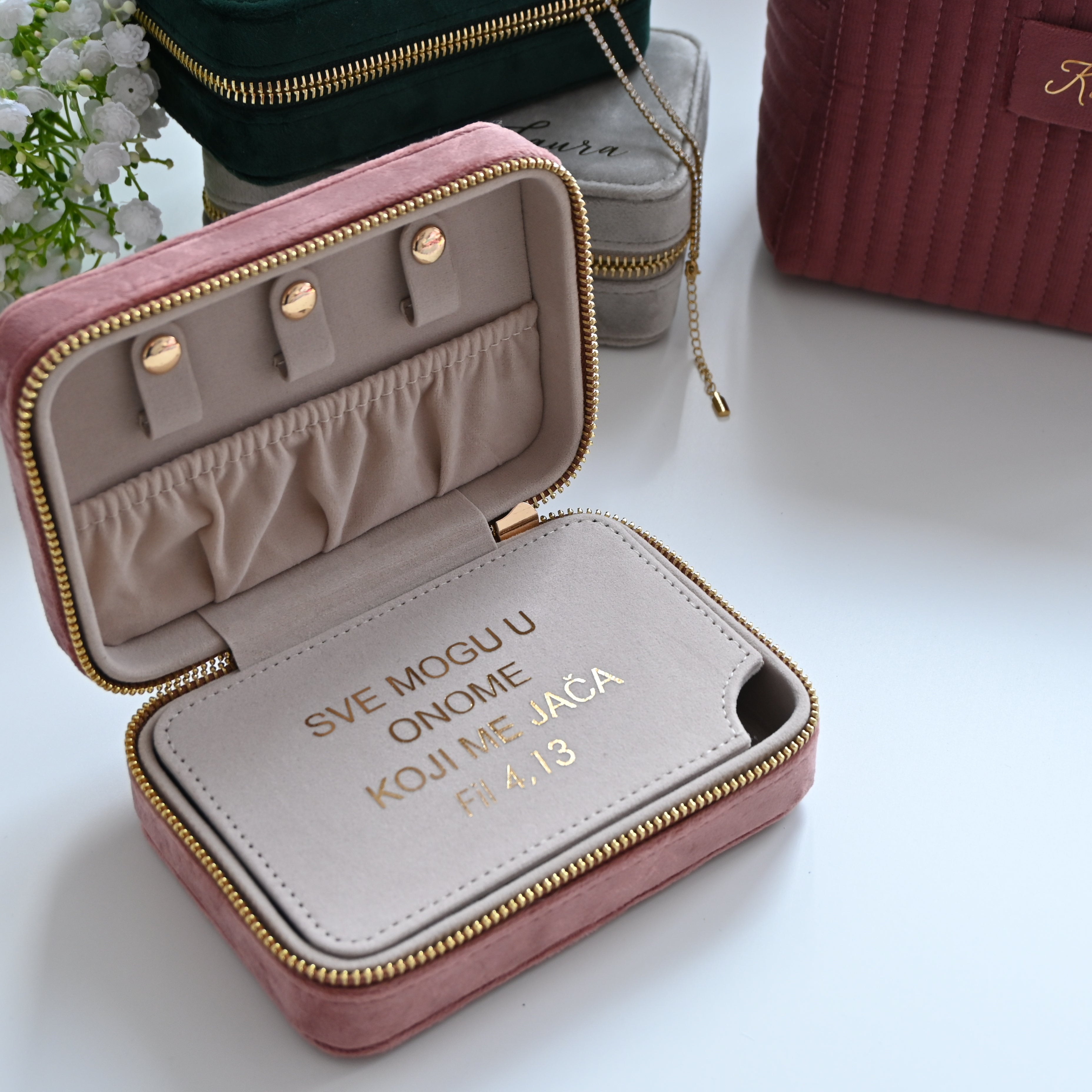 Dolce ME — Velvet Jewelry Box EMERALD