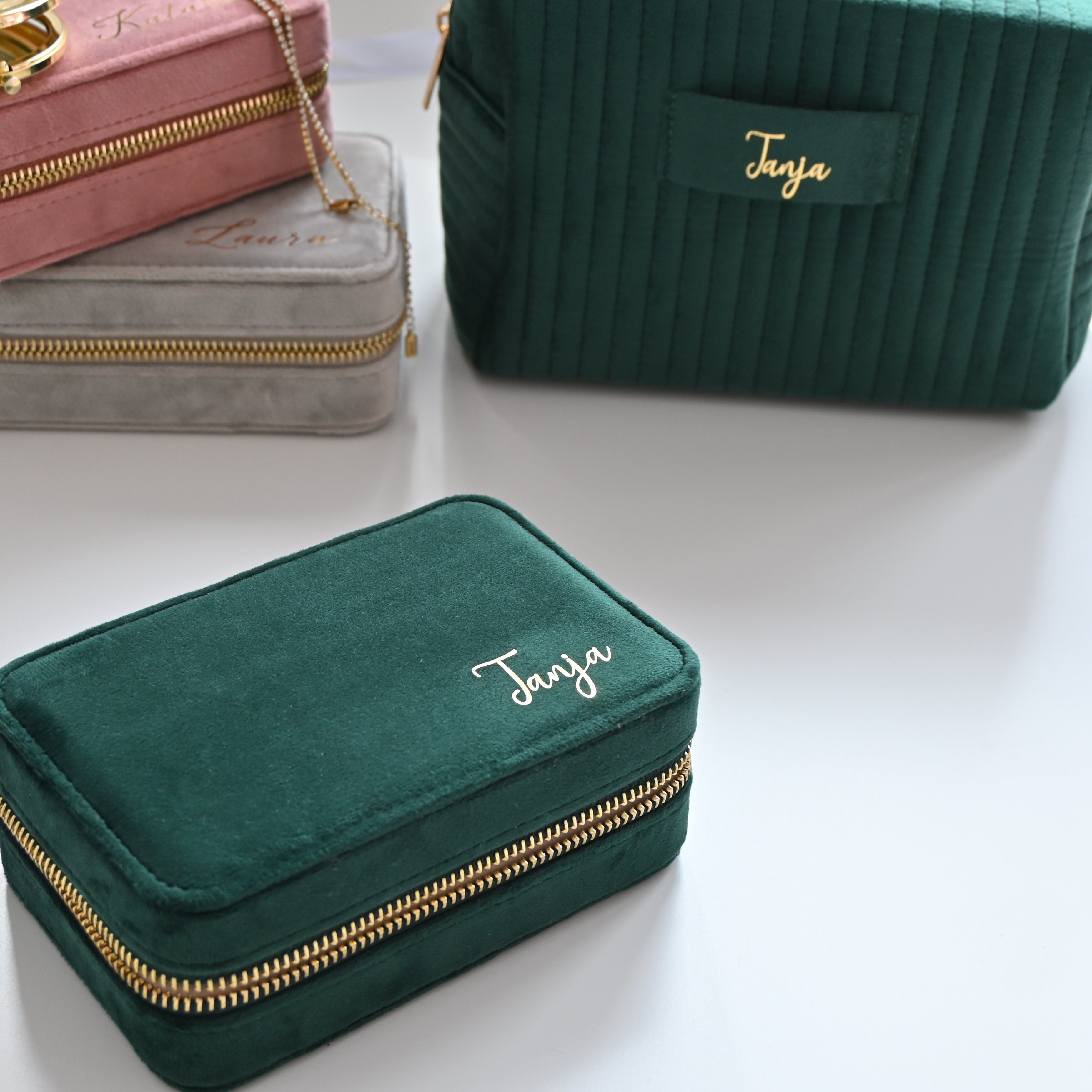 Dolce ME — Velvet Jewelry Box EMERALD