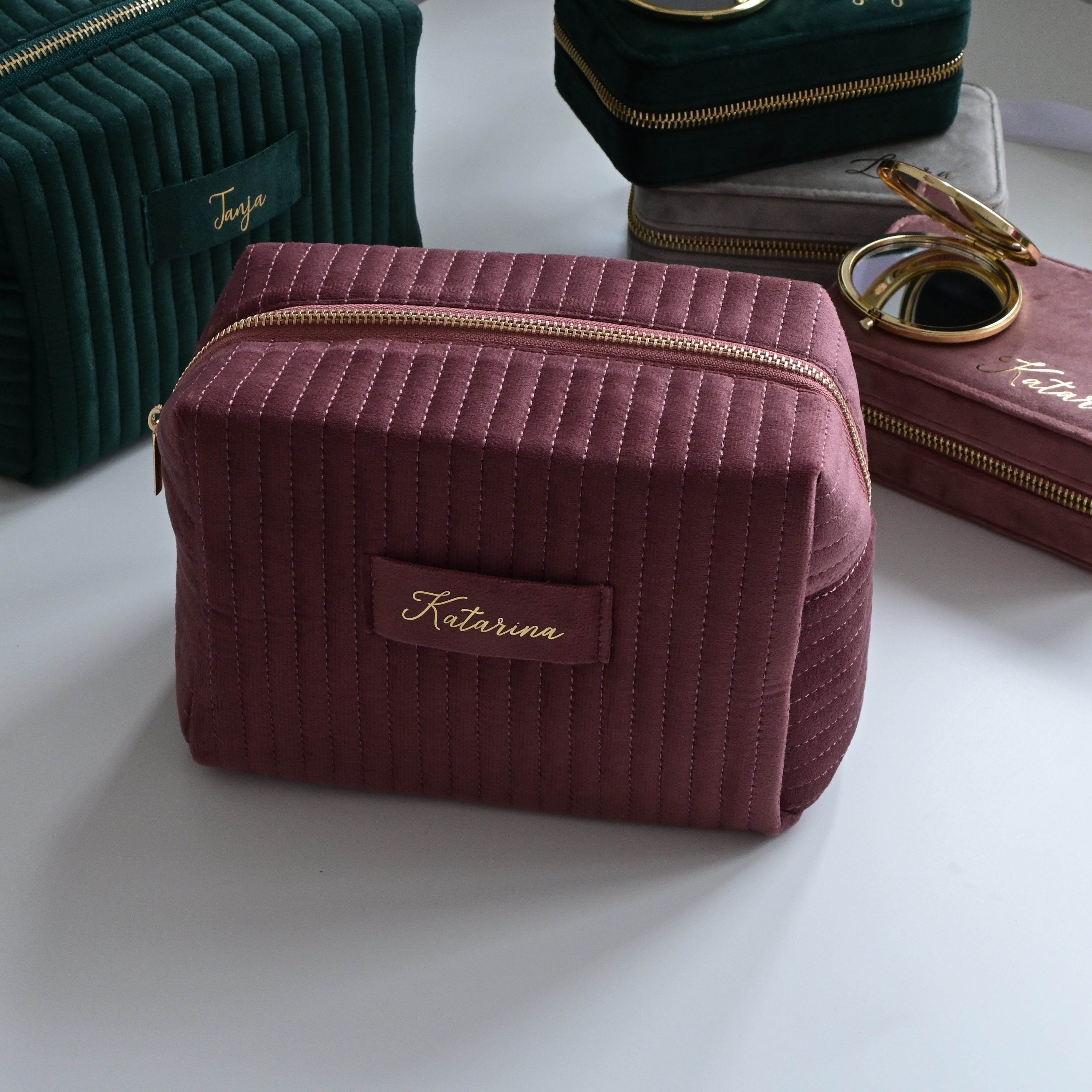 Dolce ME — Velvet Accessory Case ROSE