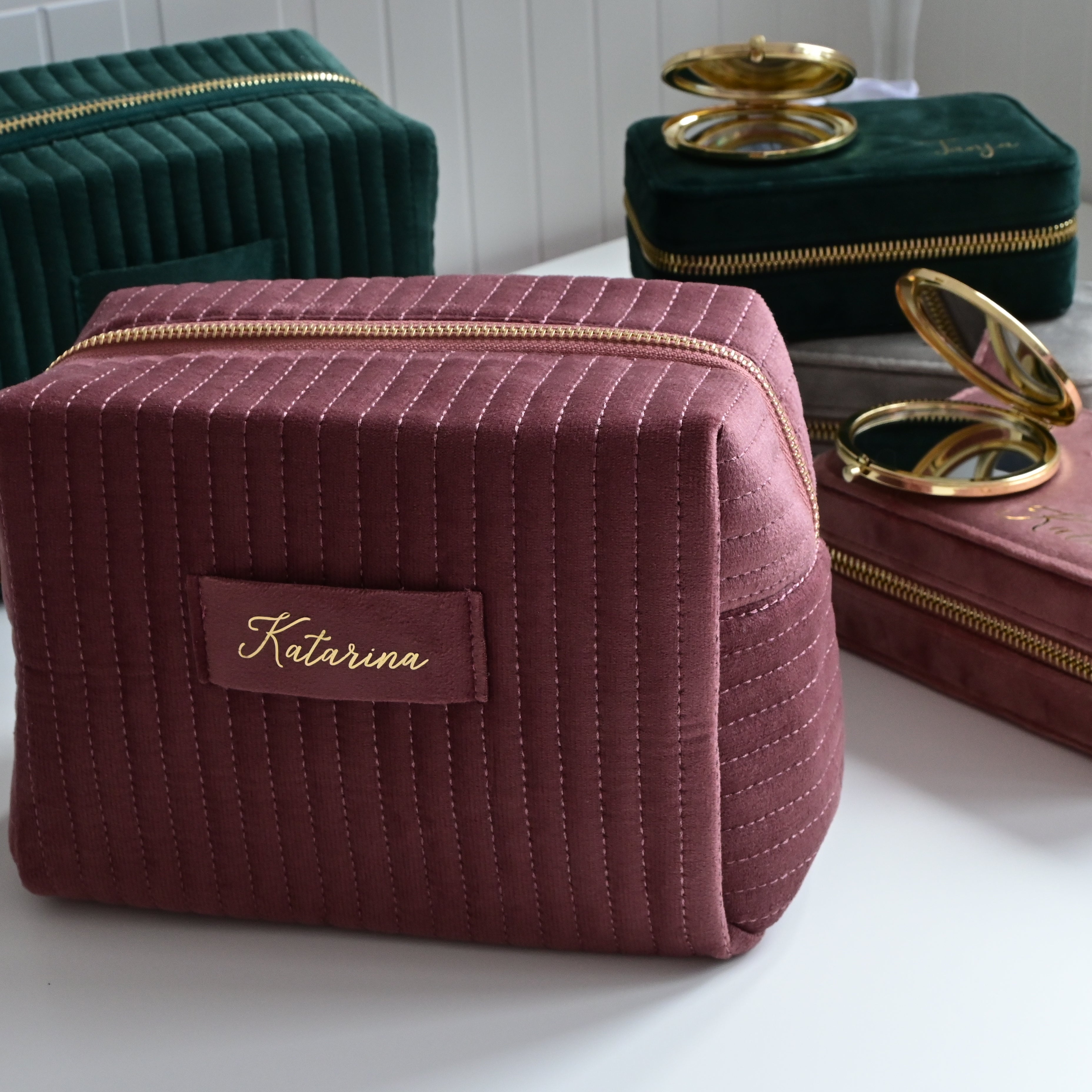 Dolce ME — Velvet Accessory Case ROSE