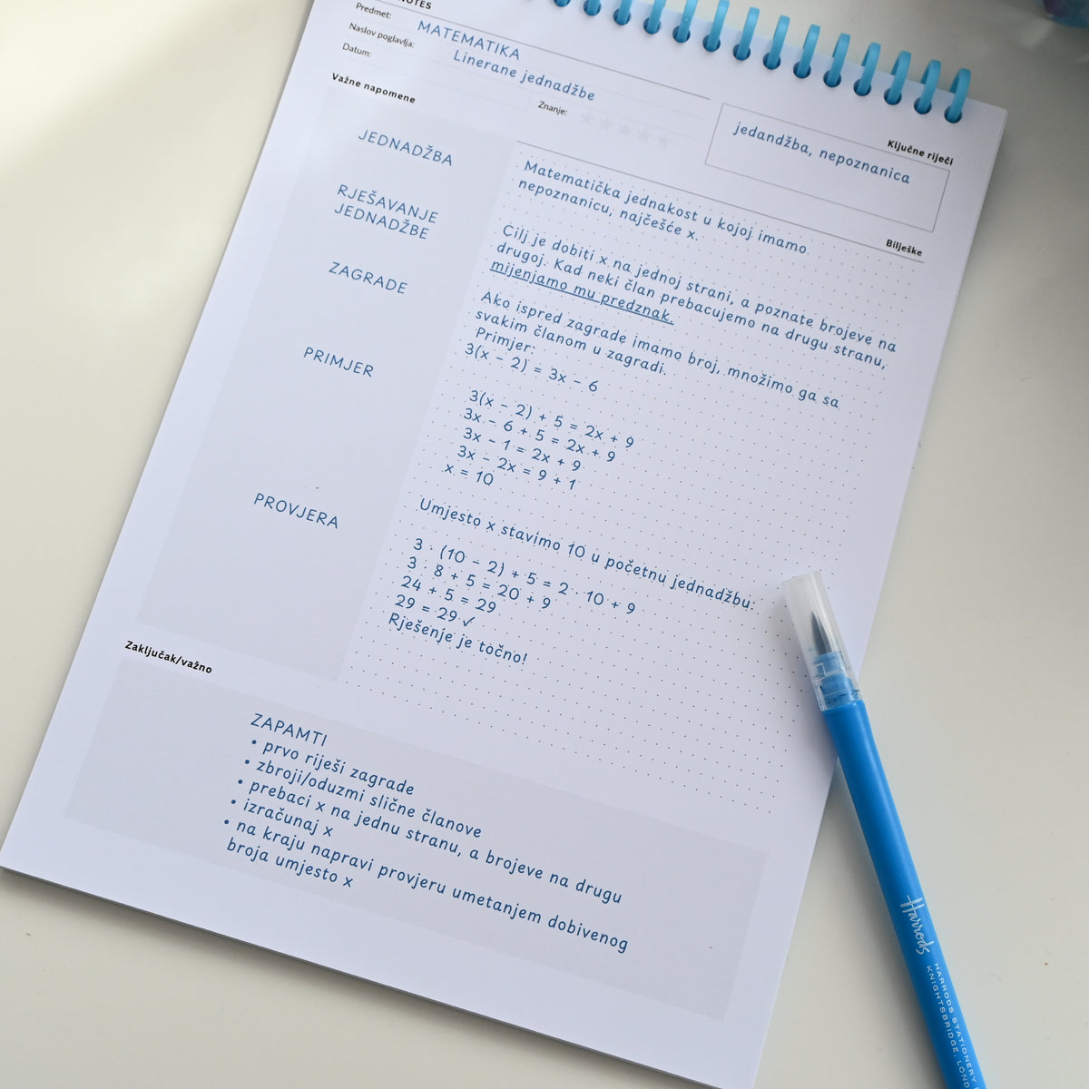 ME Routine SMART Notes