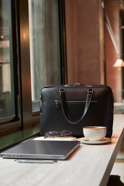 LUXE poslovna torba | Crna