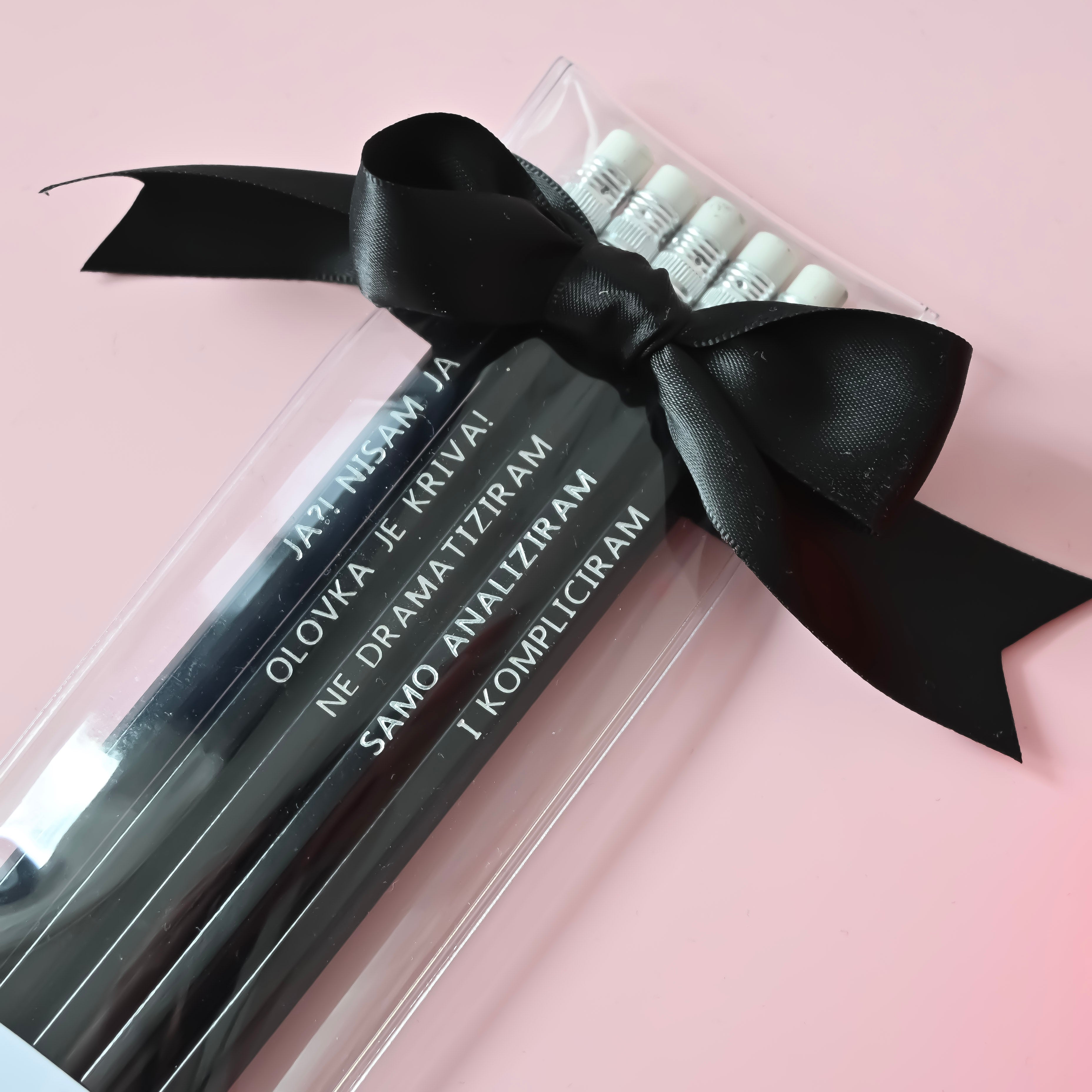 "KOMPLICIRANE OLOVKE" pencil set | Black