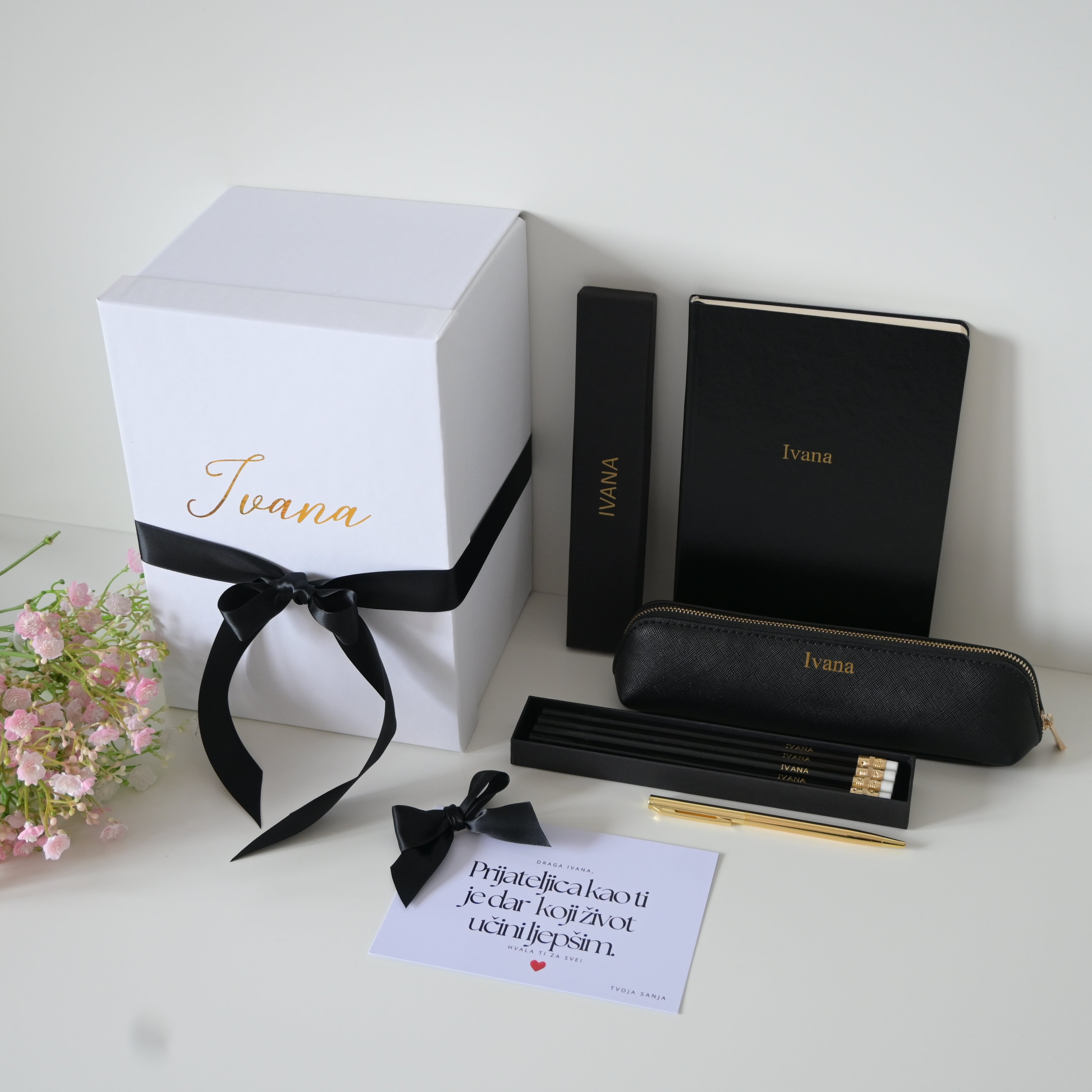 Elegant PLAN Gift Set from heart | Black