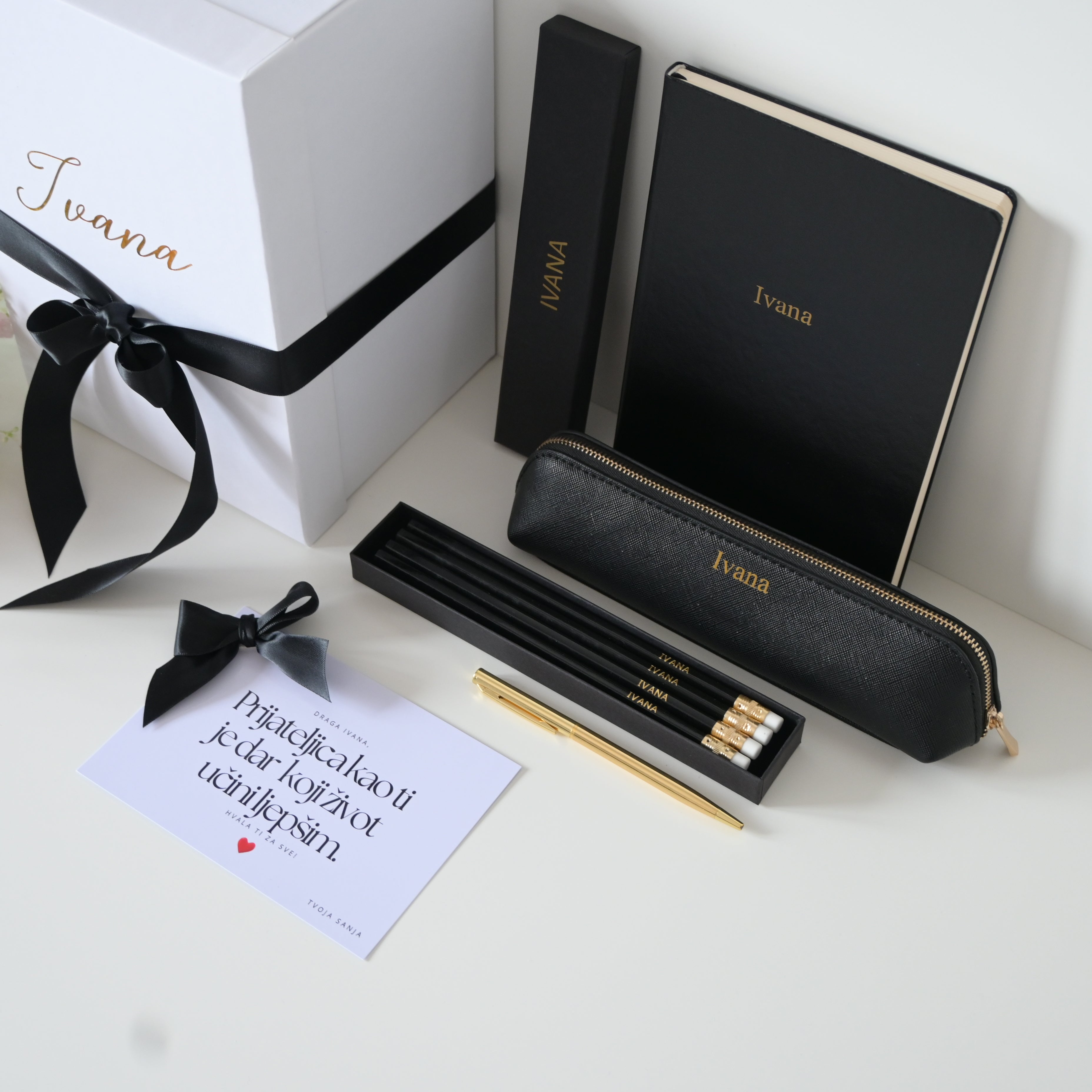 Elegant PLAN Gift Set from heart | Black