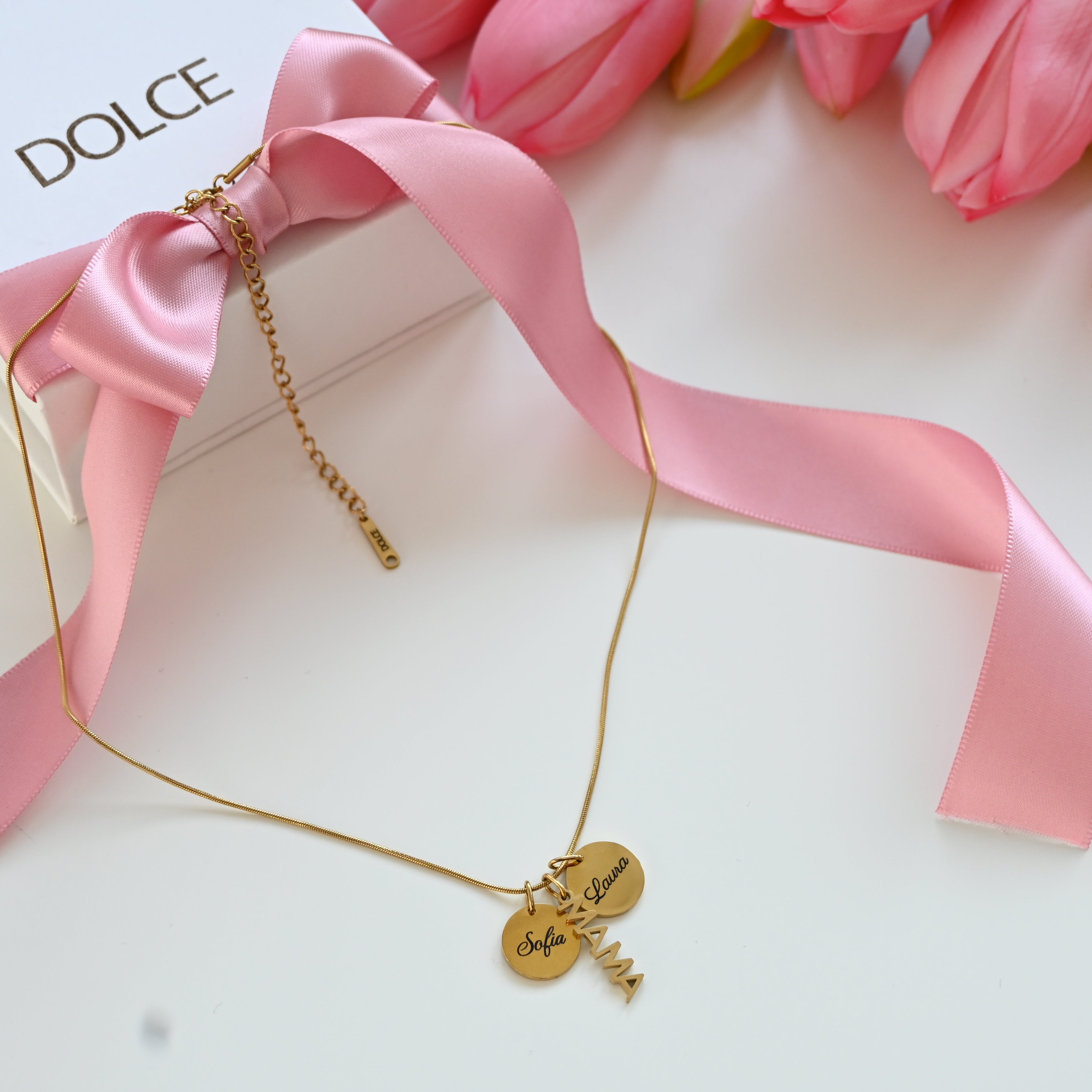 Dolce ME — SIGNA Name TWO pendants + MAMA