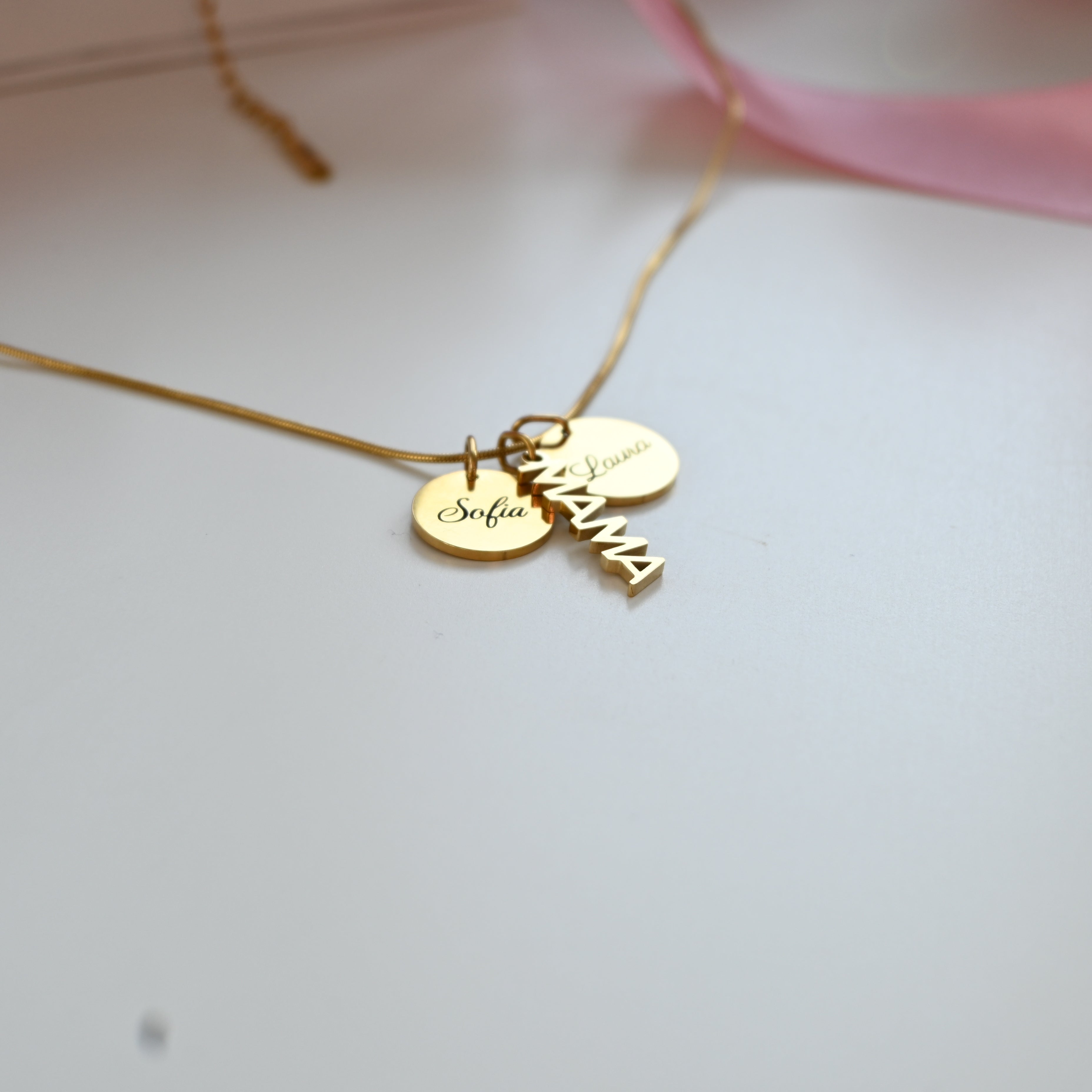 Dolce ME — SIGNA Name TWO pendants + MAMA