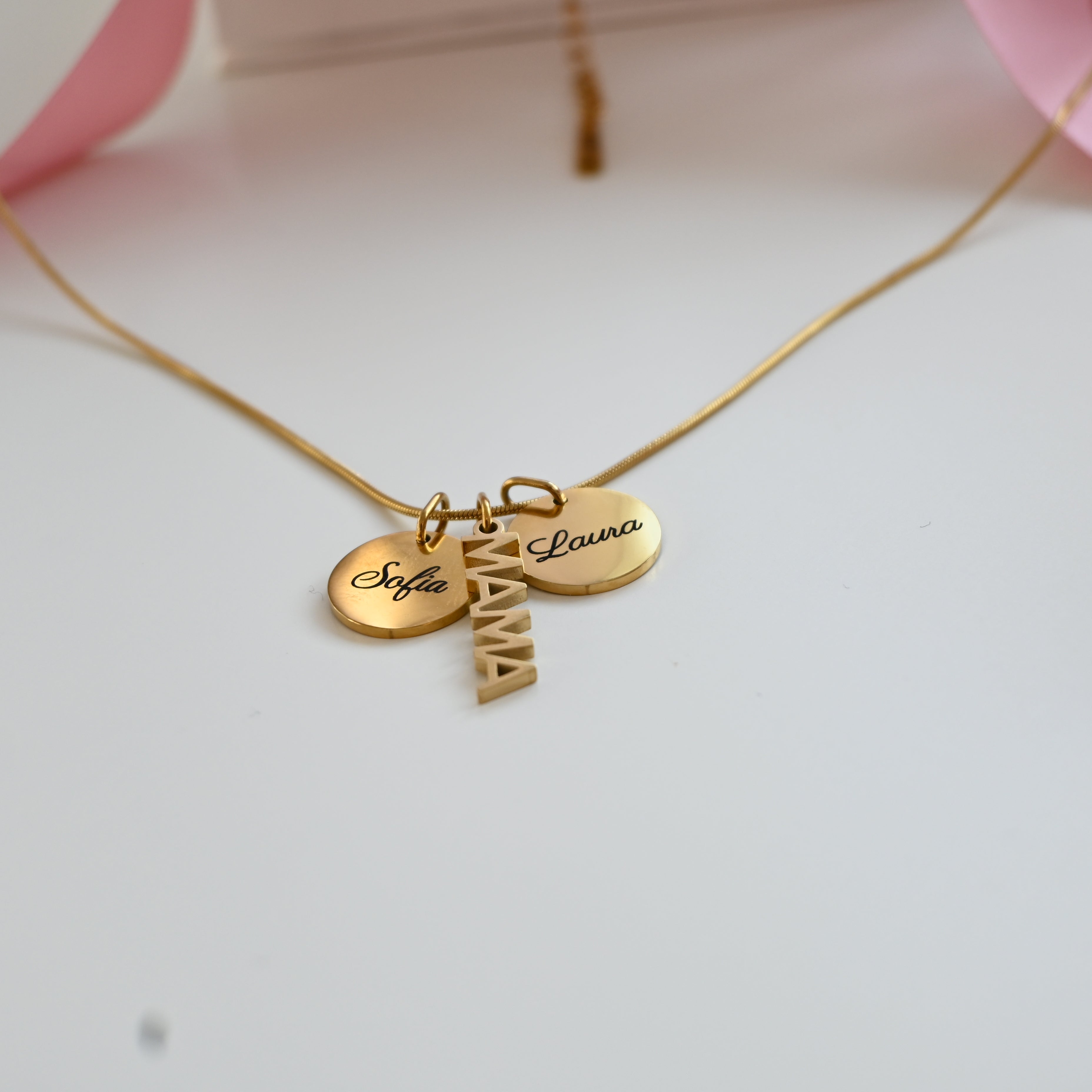 Dolce ME — SIGNA Name TWO pendants + MAMA