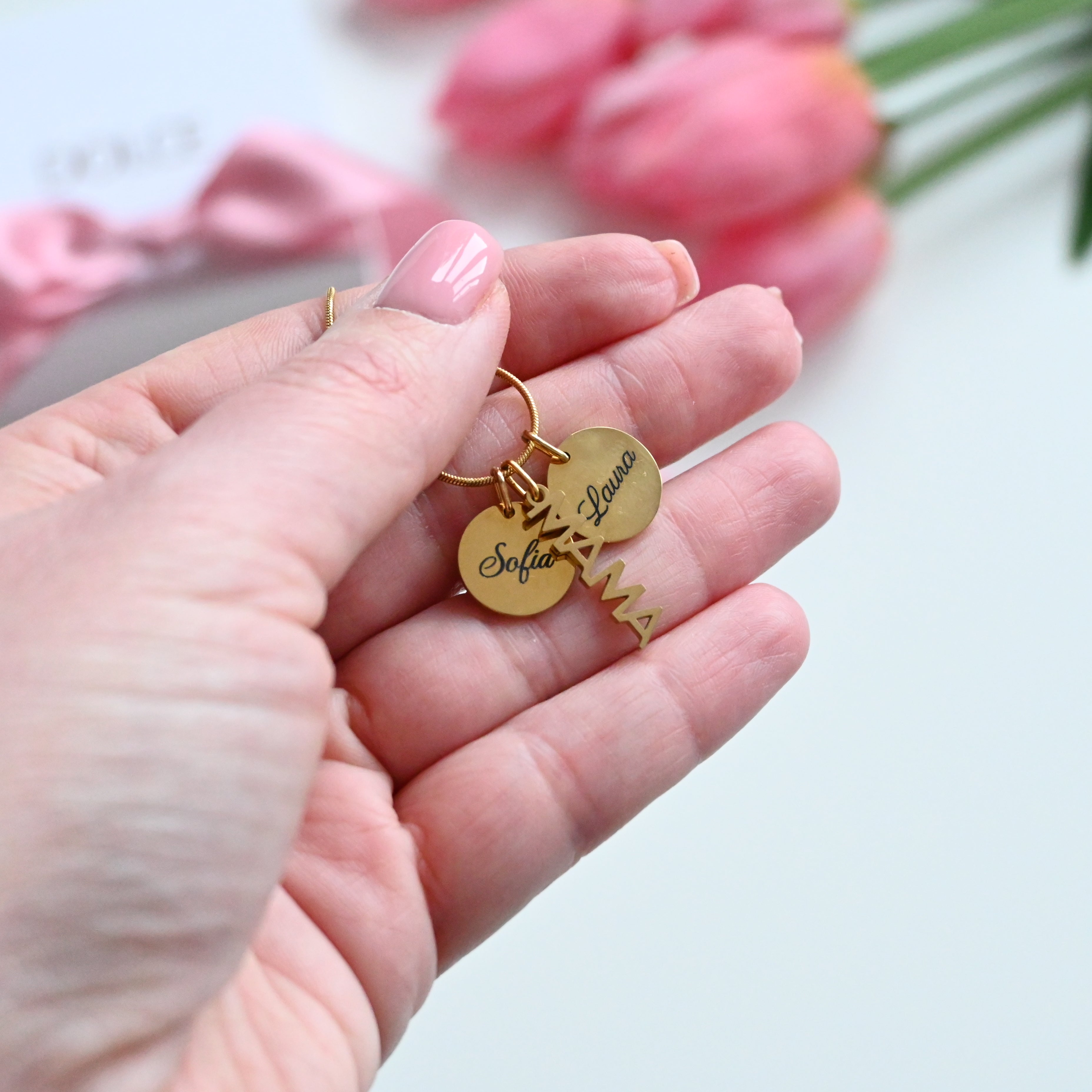Dolce ME — SIGNA Name TWO pendants + MAMA