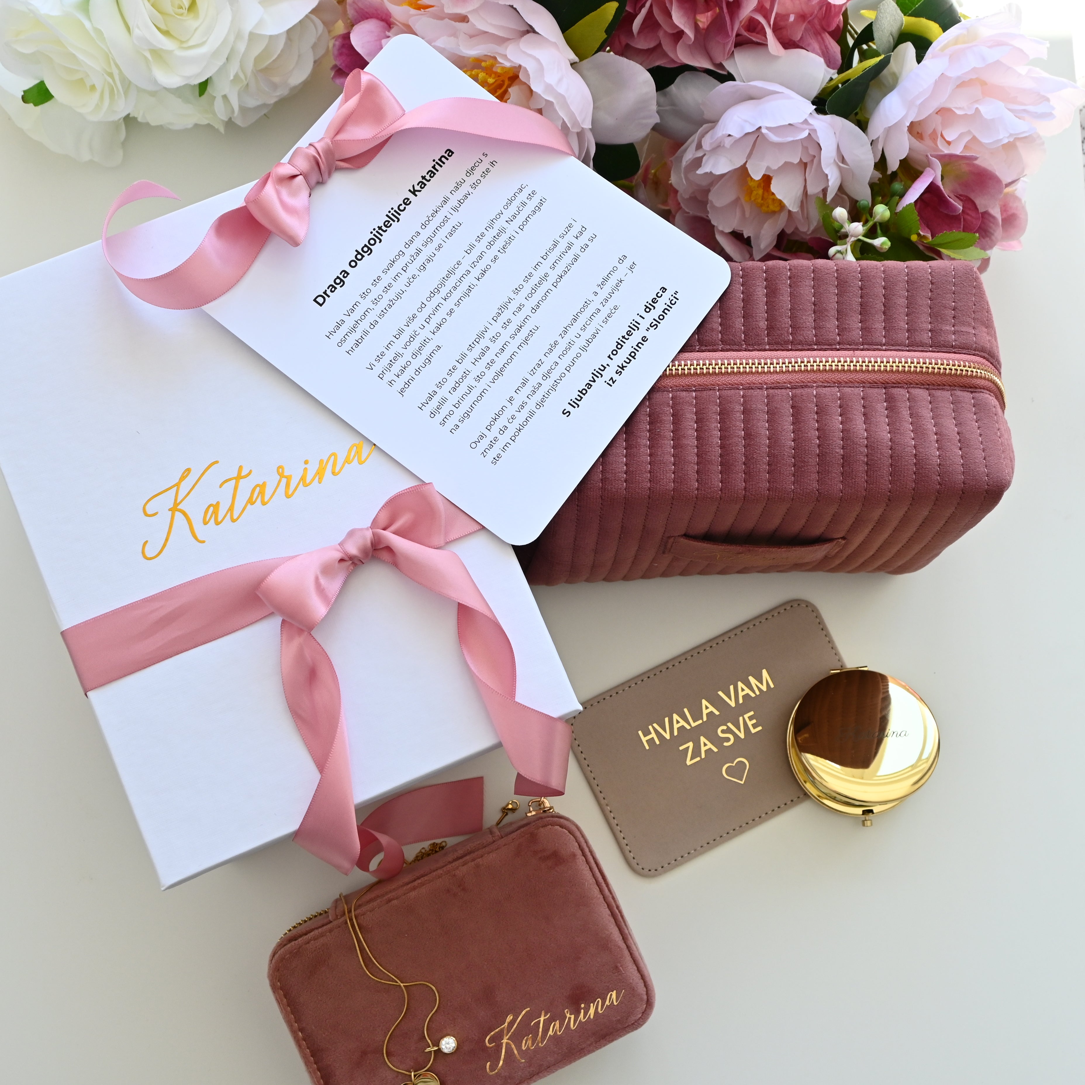 DELUXE Velvet heart | Rose