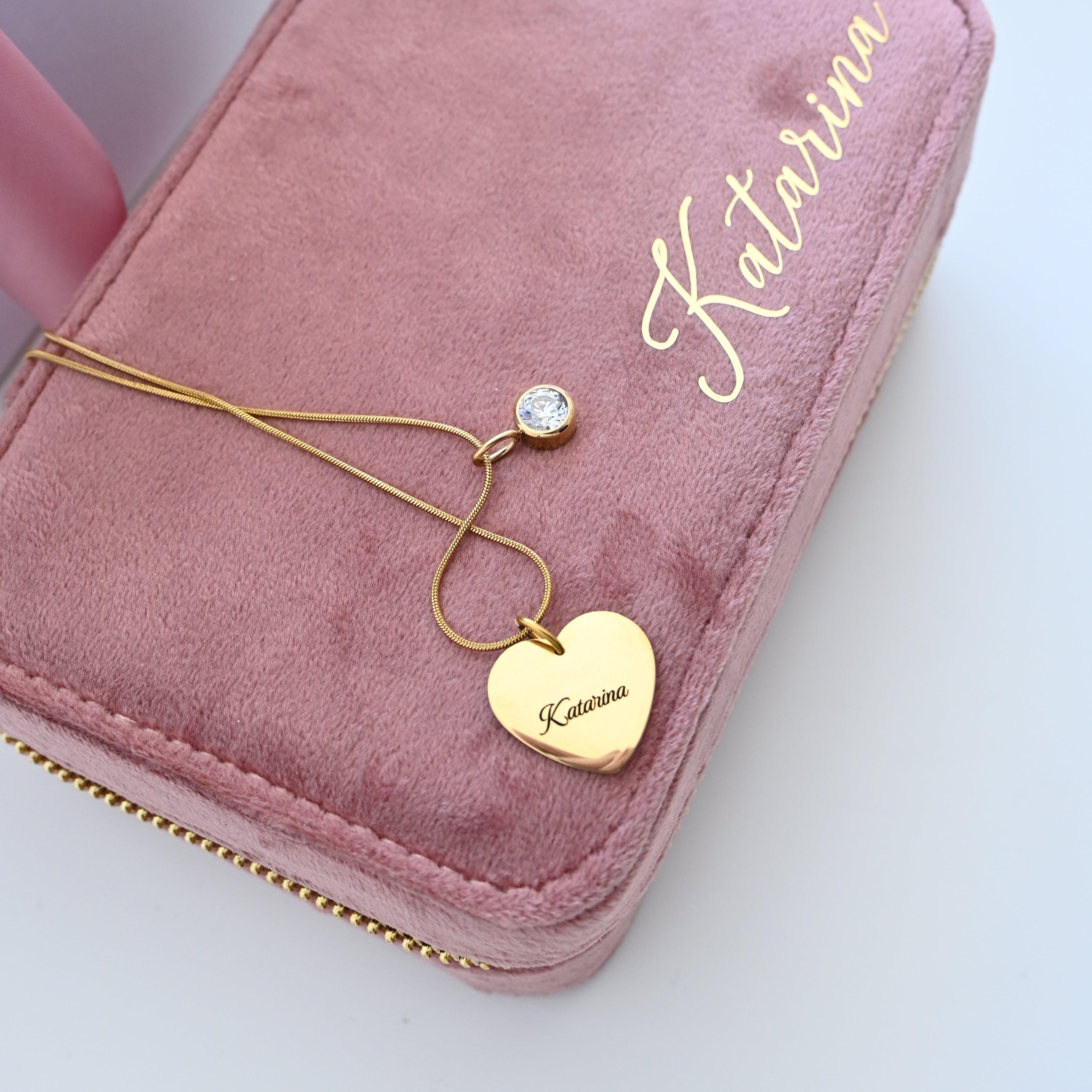 DELUXE Velvet heart | Rose